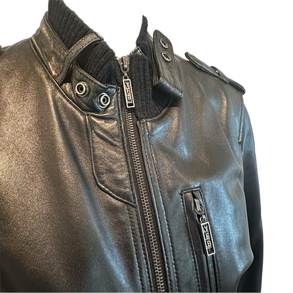 YFB Young Fabulous & Broke Leather Bomber Jacket - Picture 3 of 6